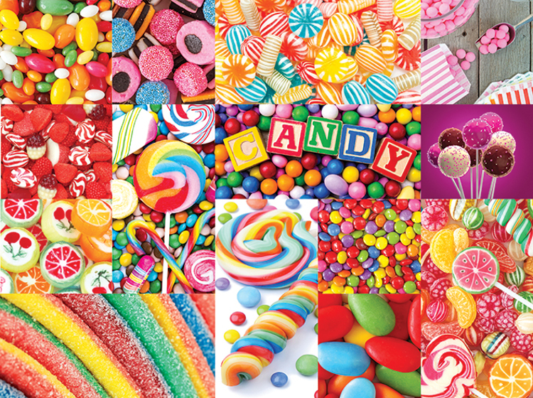 Sweet Satisfaction Candy Jigsaw Puzzle By Colorcraft