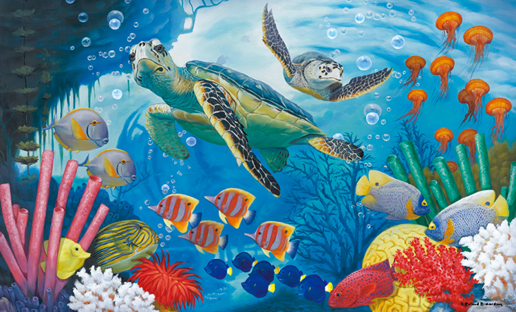 Florida Above and Below   Fish Jigsaw Puzzle By Hart Puzzles