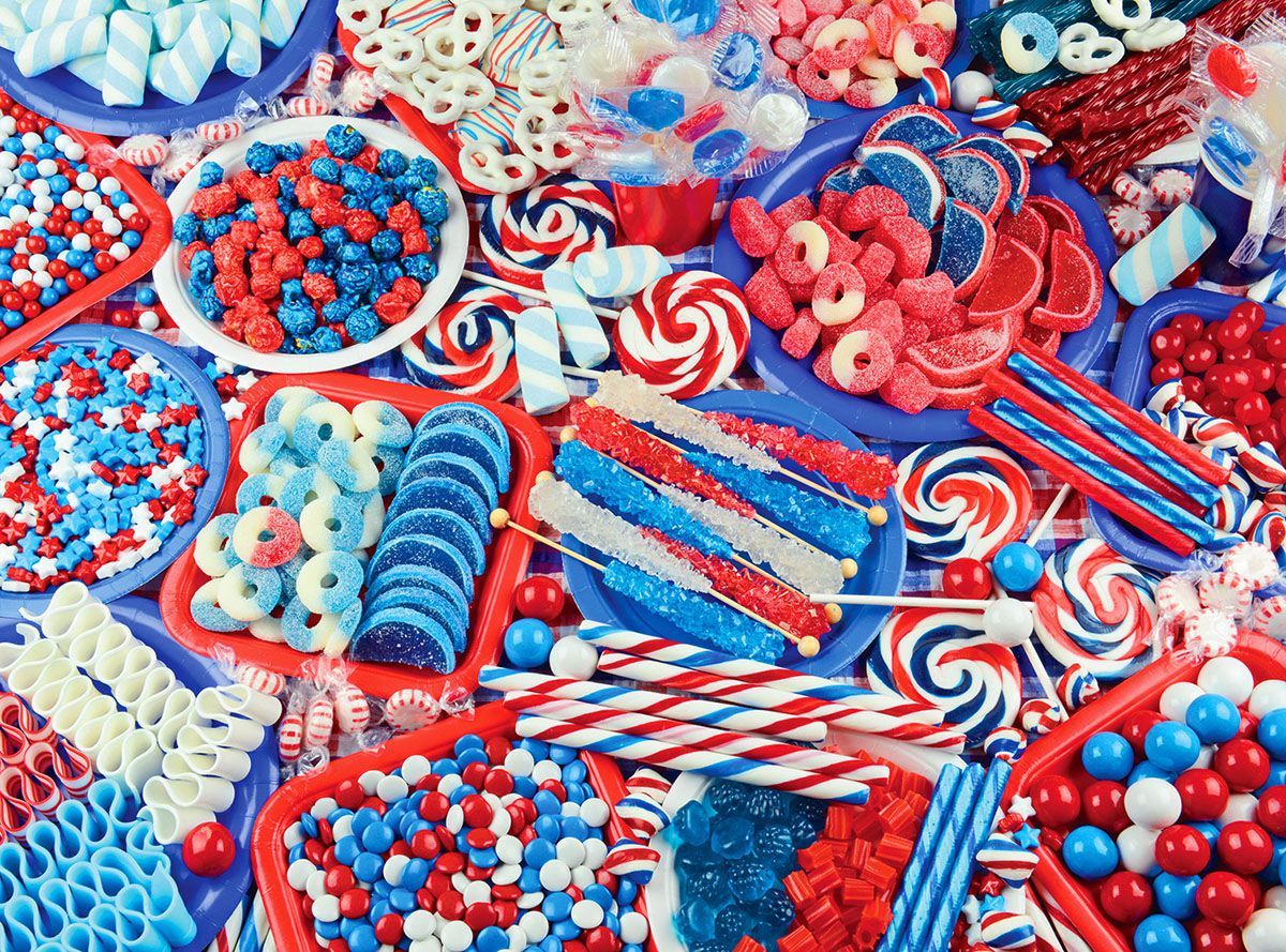 Candy Celebration - Scratch and Dent Fourth of July Jigsaw Puzzle