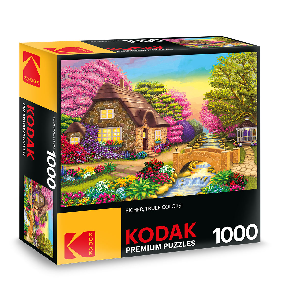 KODAK Premium Puzzles - Dream Cottage Retreat - Scratch and Dent Photography Jigsaw Puzzle