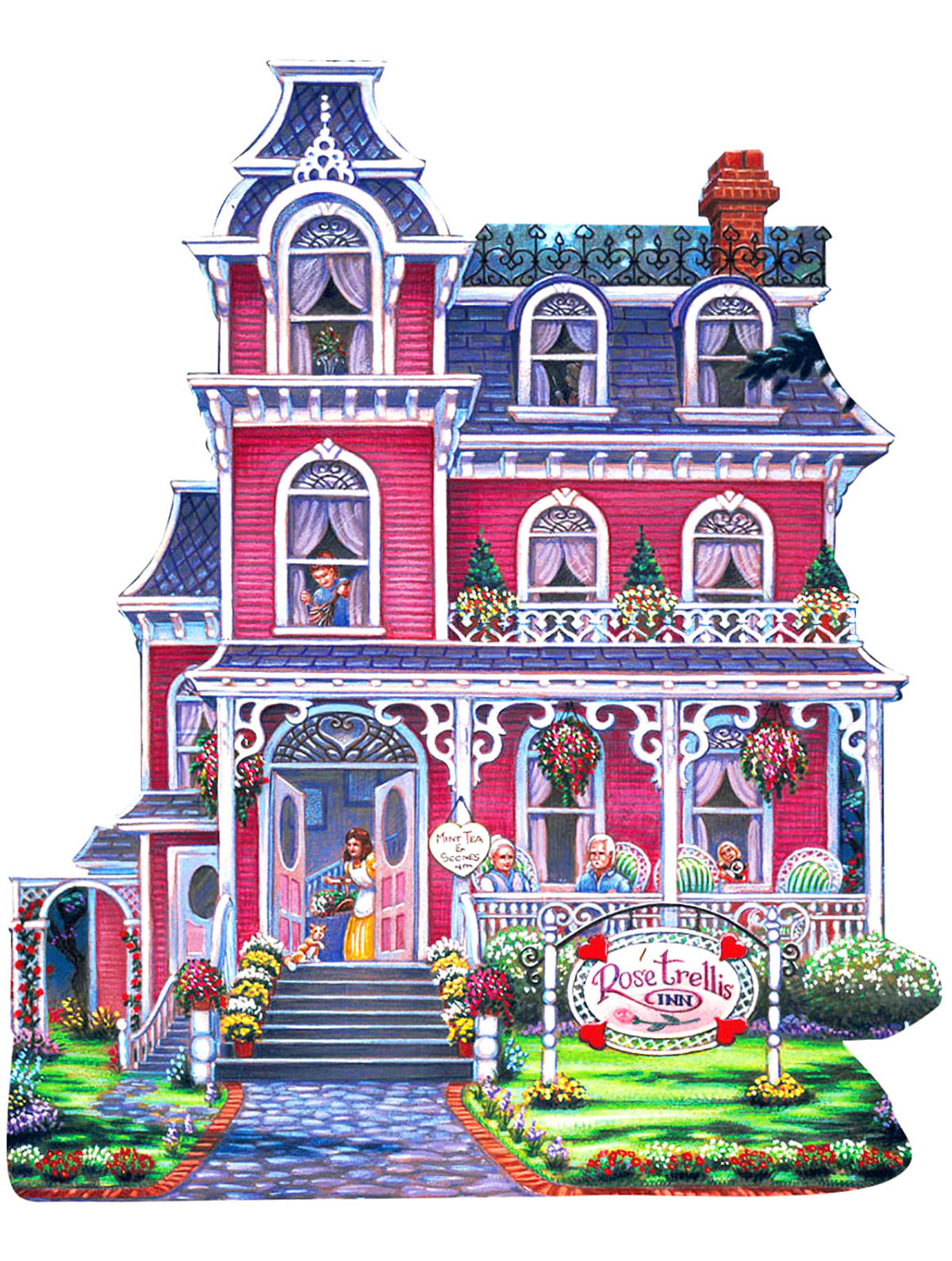 Breakfast in Bed Around the House Jigsaw Puzzle By New York Puzzle Co