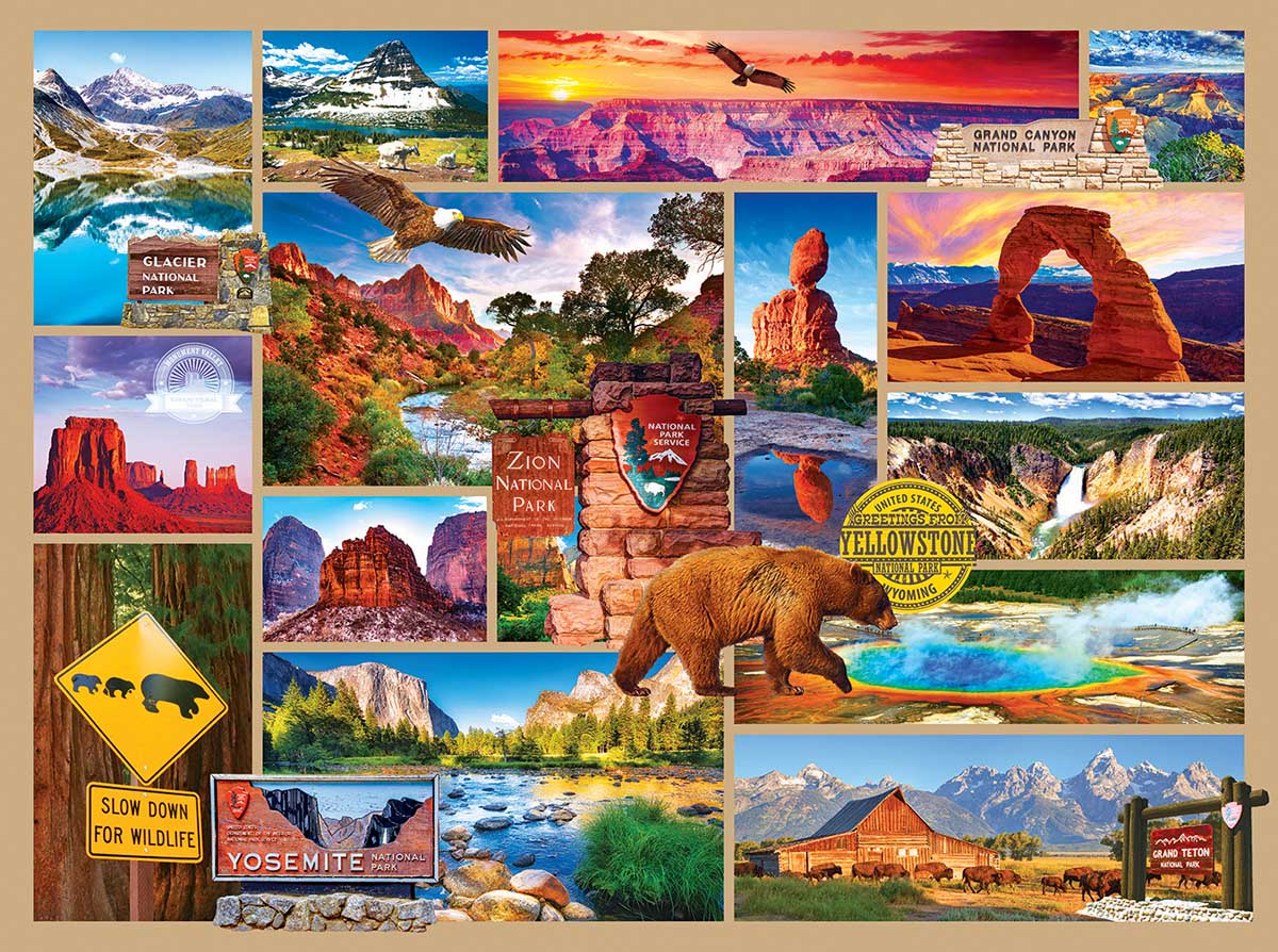 US National Parks - Scratch and Dent National Parks Jigsaw Puzzle