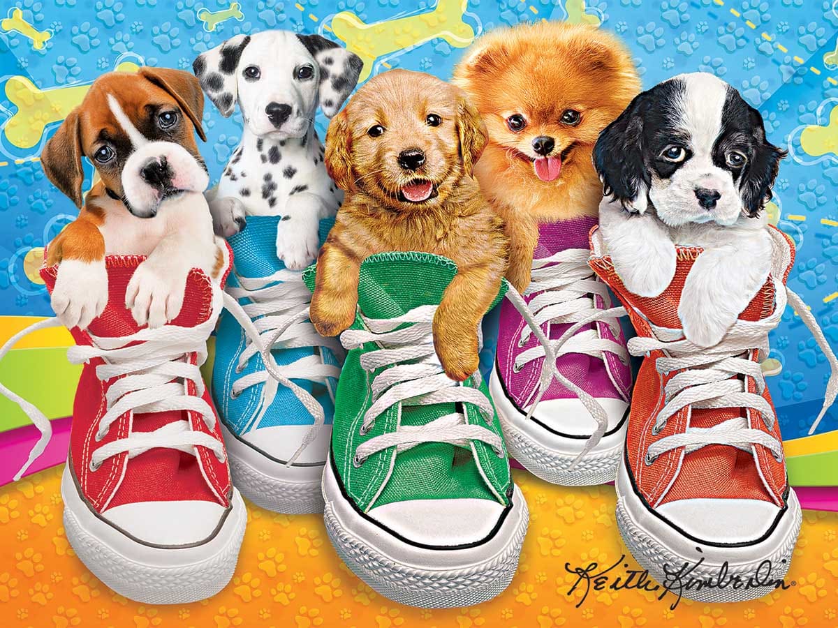 Sneaky Pups by Keith Kimberlin Dogs