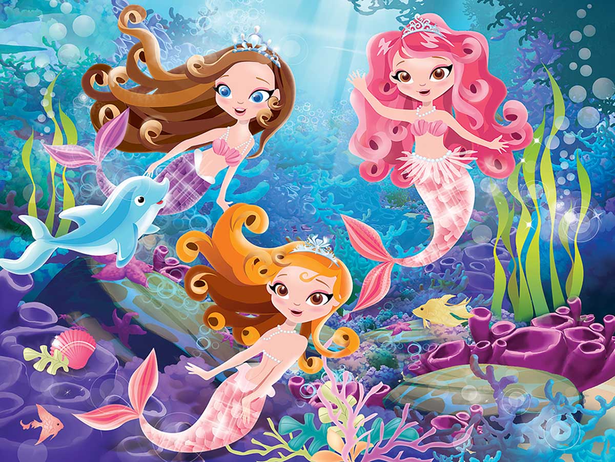Mermaid Mermaid Coloring Puzzle By MasterPieces