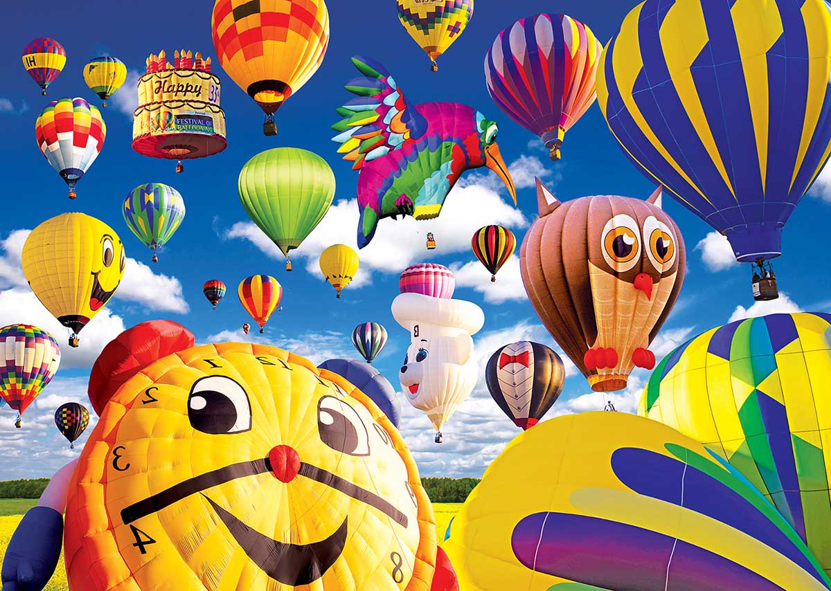 Magical Journey Hot Air Balloon Large Piece By MasterPieces
