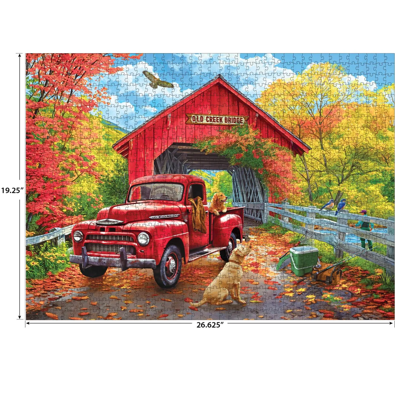 Kodak Cork 1000Pc - Old Creek Bridge Fall