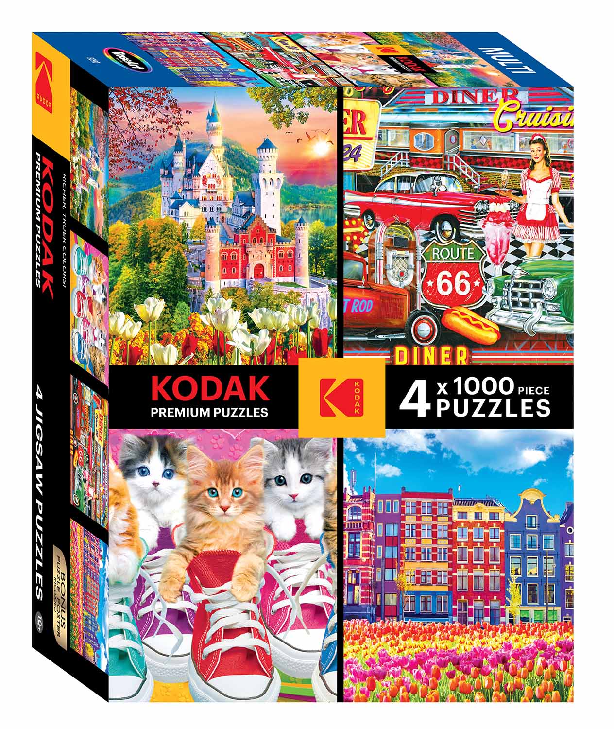 Kodak 4 in 1 Cats Jigsaw Puzzle