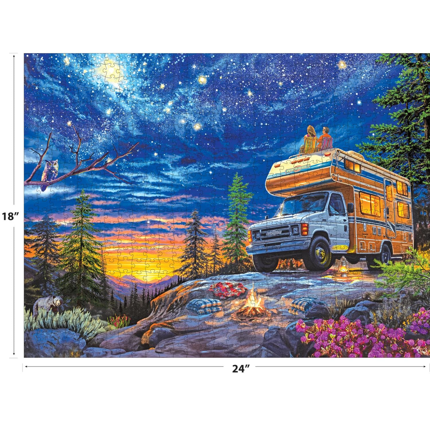 My Happy Place - Camper Night Camping