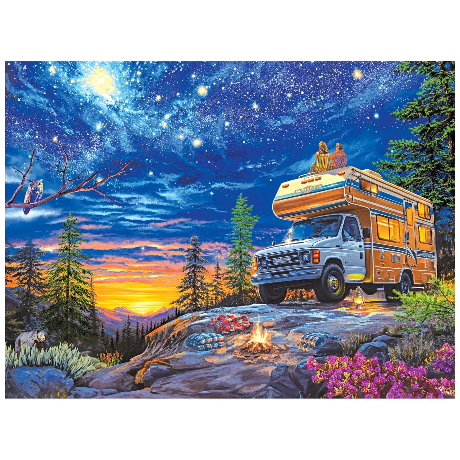 My Happy Place - Camper Night Camping