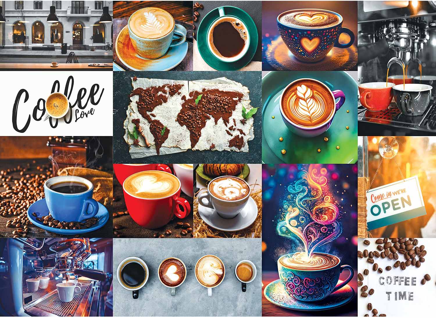 Coffee Love Food and Drink Jigsaw Puzzle