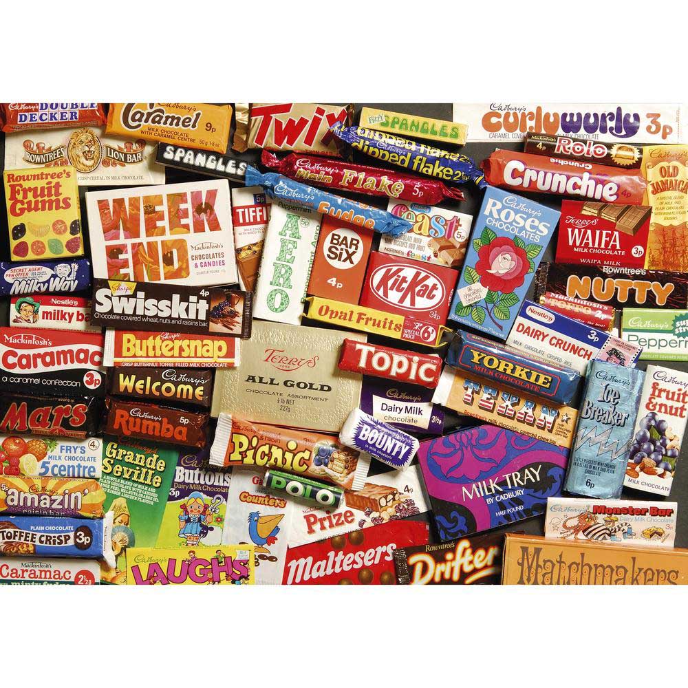1970S Sweet Memories Gift Tin - Scratch and Dent Nostalgic & Retro Jigsaw Puzzle