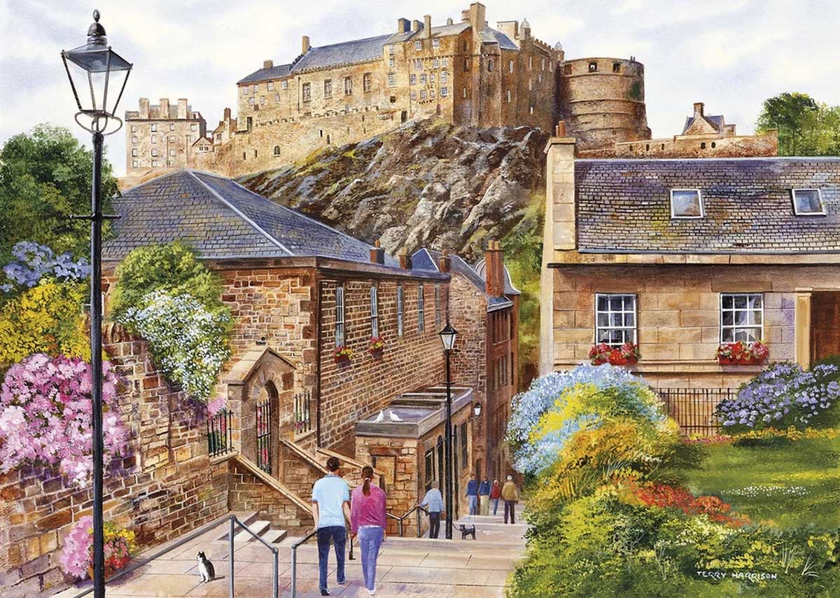 Edinburgh - The Vennel Travel Jigsaw Puzzle