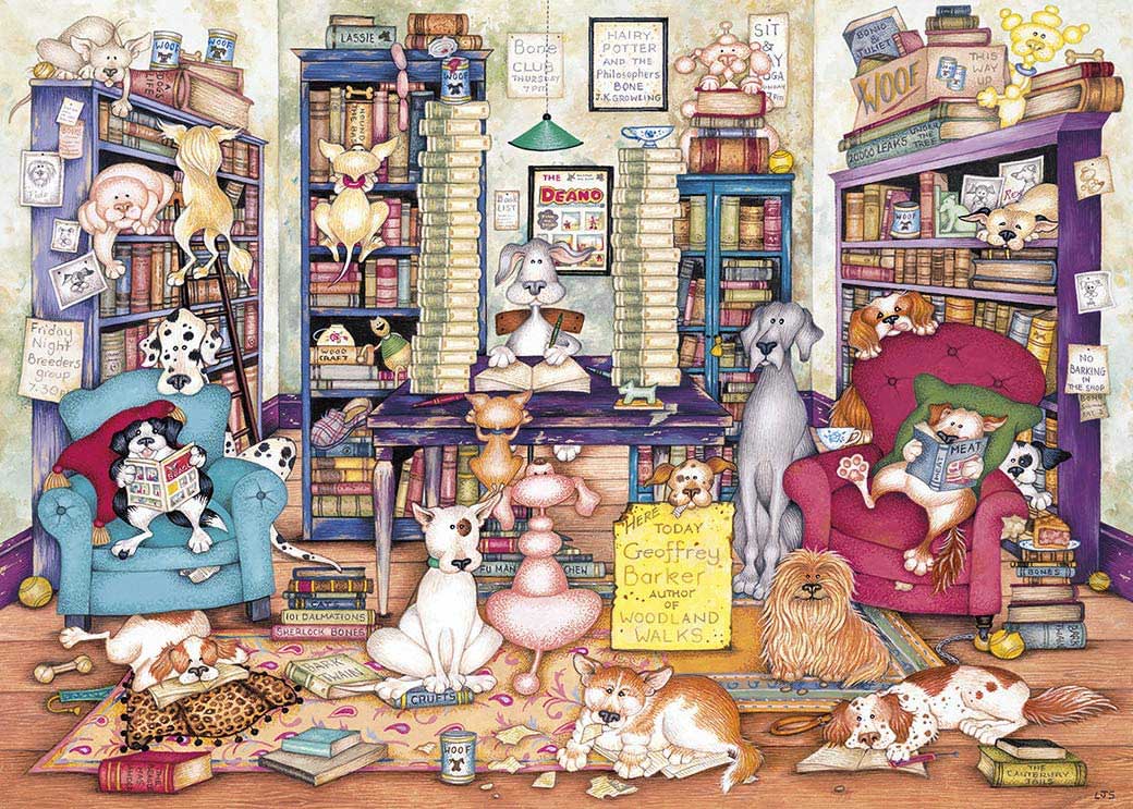 Bark’s Books Dogs Jigsaw Puzzle