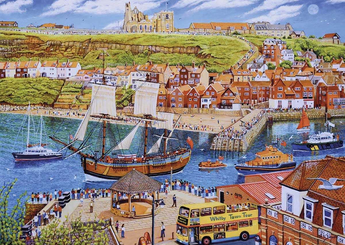 Endeavour, Whitby - Scratch and Dent Boat Jigsaw Puzzle