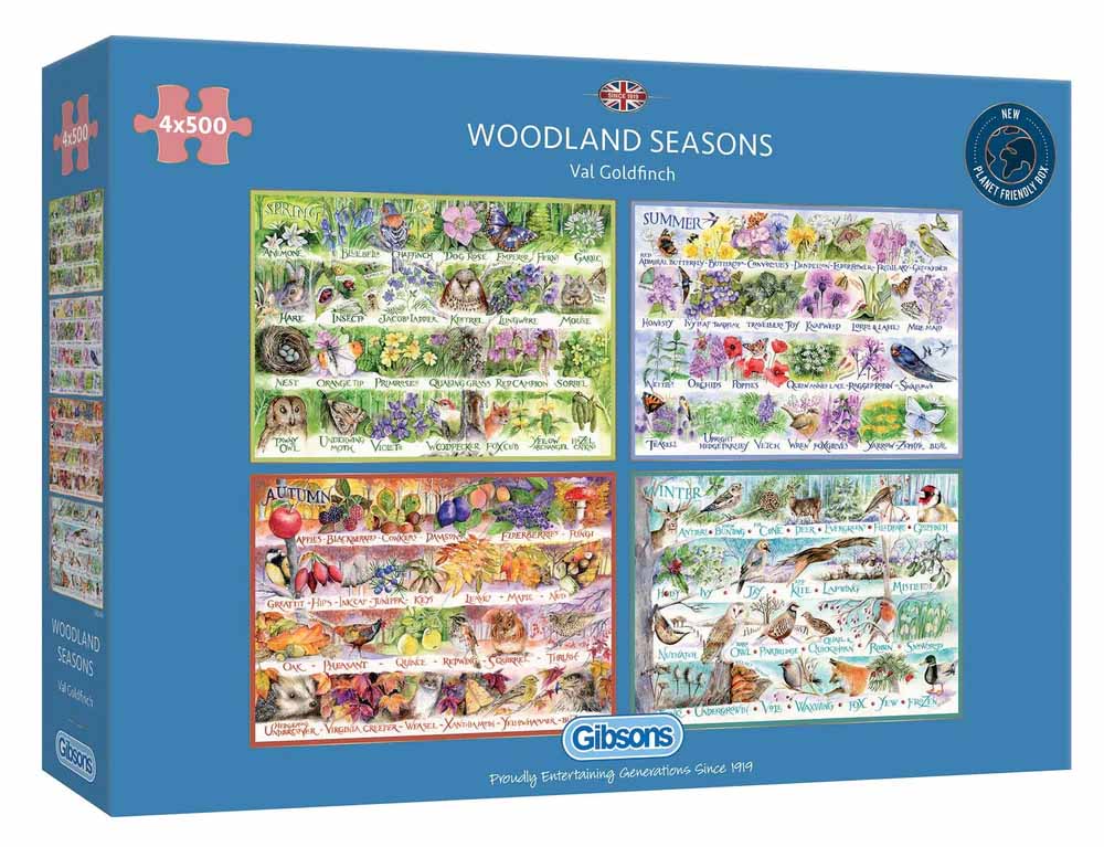Woodland Seasons Animals Jigsaw Puzzle