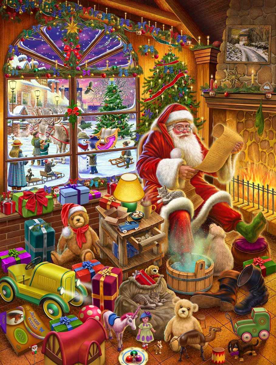 Santa's Christmas List Christmas