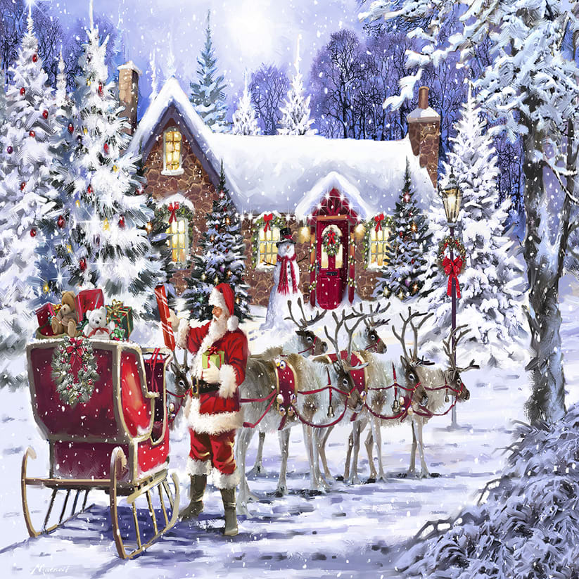 Santa's Visit Christmas