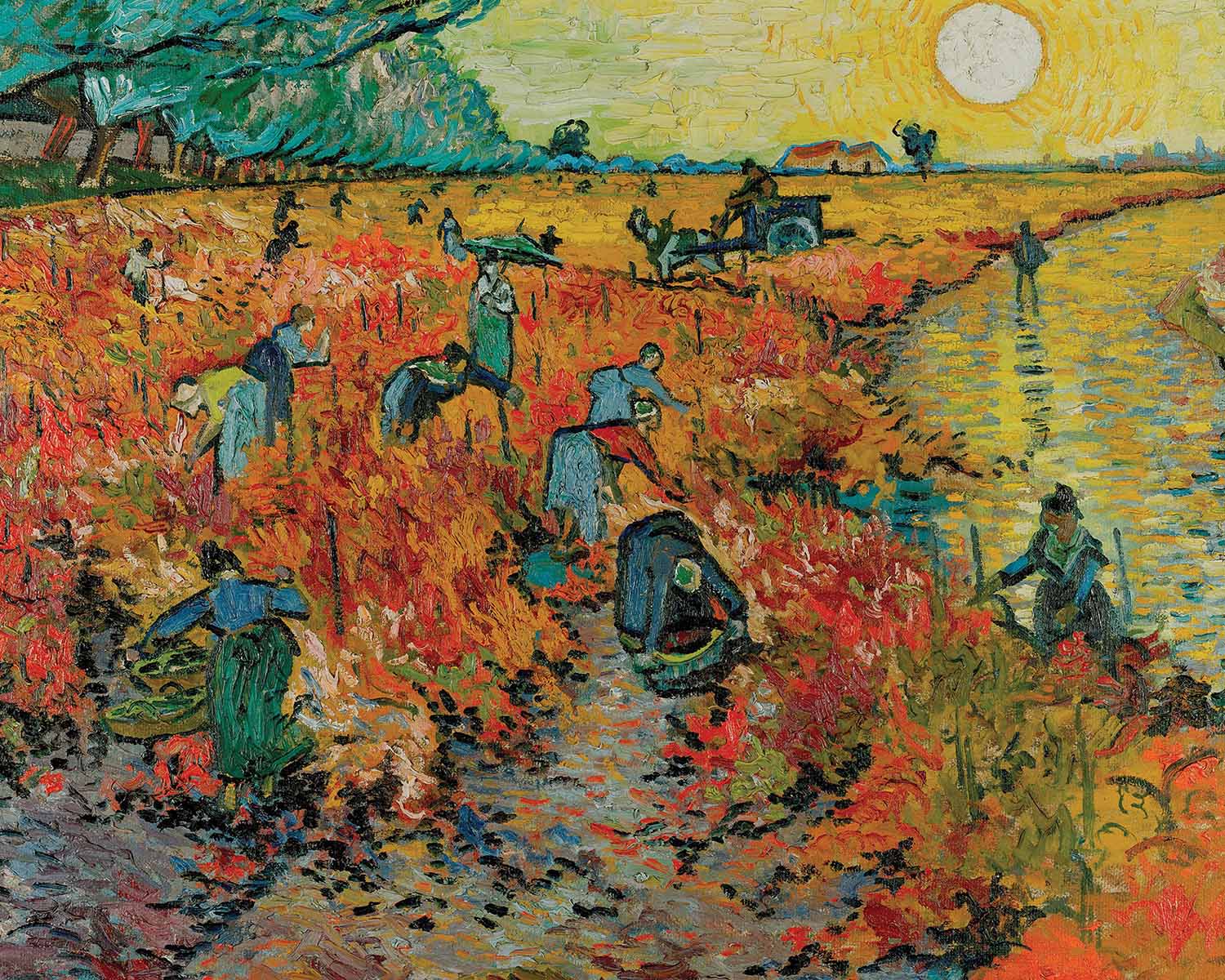 The Red Vineyard Fine Art Jigsaw Puzzle