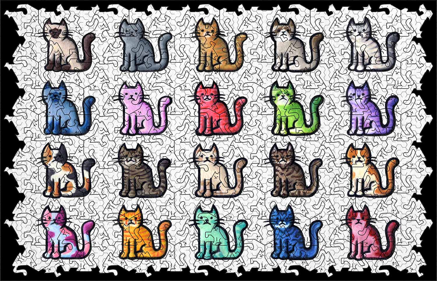 Meow Cats Jigsaw Puzzle