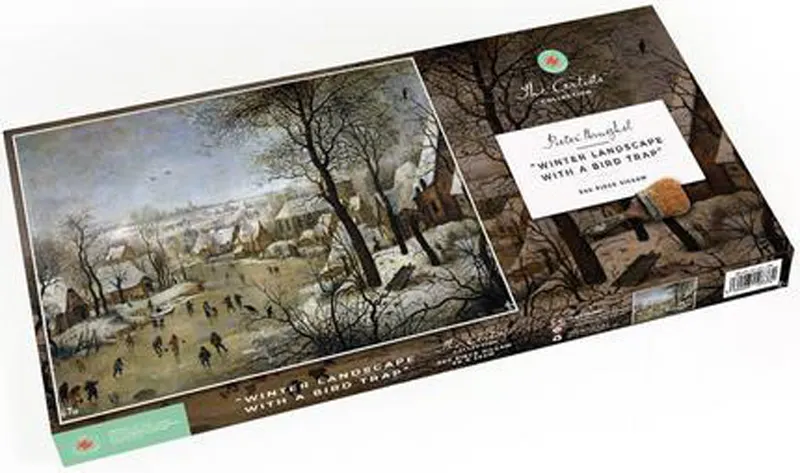 Winter Landscape with a Bird Trap Fine Art
