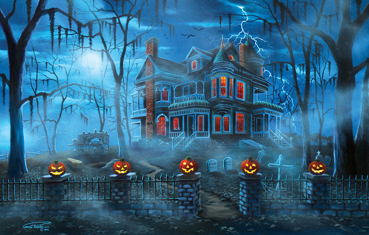 All Hallows' Eve  Halloween Jigsaw Puzzle By Vermont Christmas Company