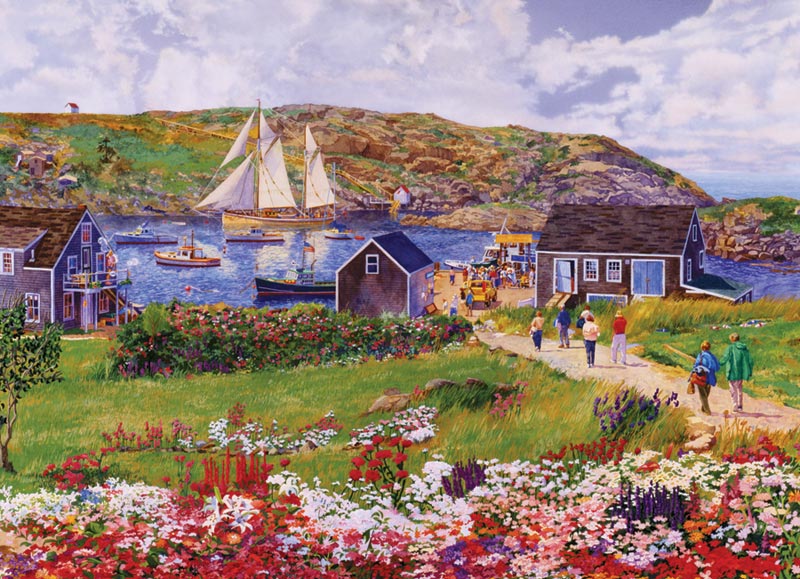 Monhegan - Scratch and Dent Countryside Jigsaw Puzzle