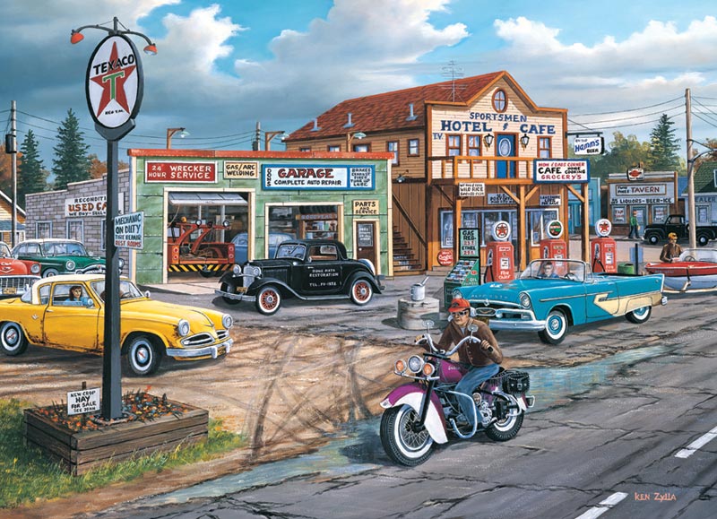 Crossroads - Scratch and Dent Car Jigsaw Puzzle