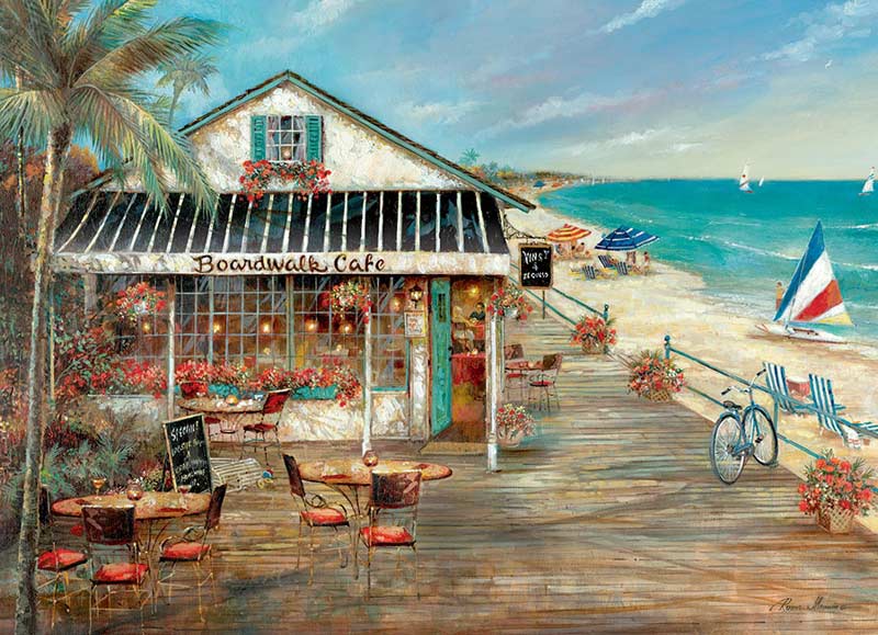 Boardwalk Cafe - Scratch and Dent Summer Jigsaw Puzzle