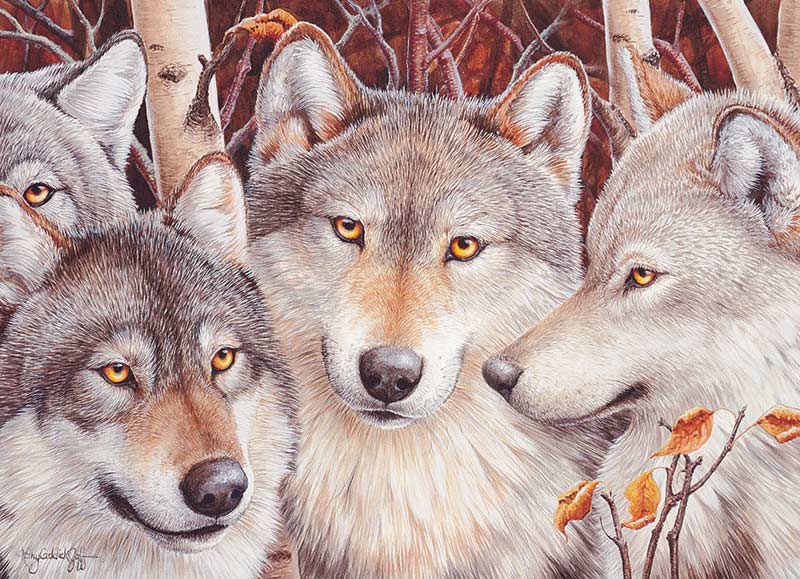 Lone Wolf Wolf Jigsaw Puzzle By SunsOut