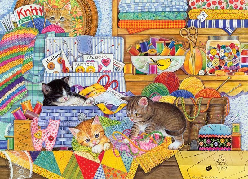 Country Quilting Bee Quilting & Crafts Jigsaw Puzzle By SunsOut
