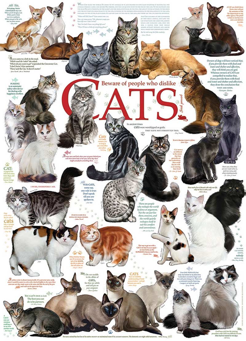 Cat Quotes - Scratch and Dent Cats Jigsaw Puzzle