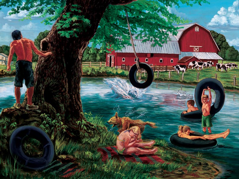 Stopping at the Farm Around the House Jigsaw Puzzle By SunsOut
