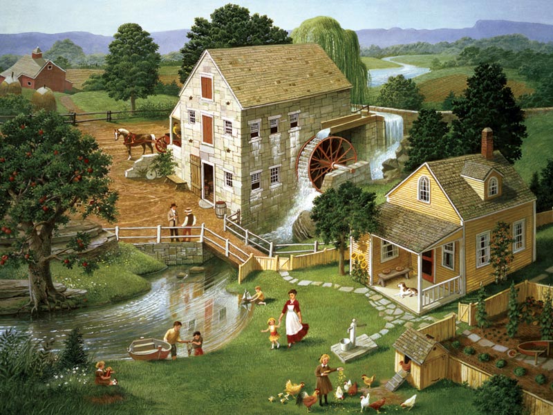 Four Star Mill - Scratch and Dent Countryside Jigsaw Puzzle