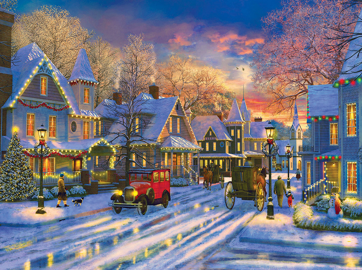 Winter Morning in Baie-St-Paul Canada Jigsaw Puzzle By Eurographics