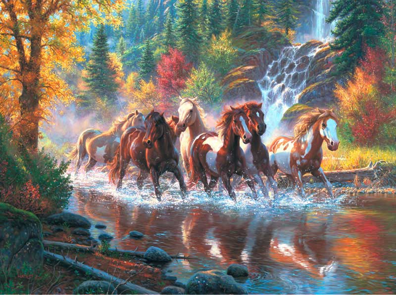 Born to Run - Scratch and Dent Horse Jigsaw Puzzle