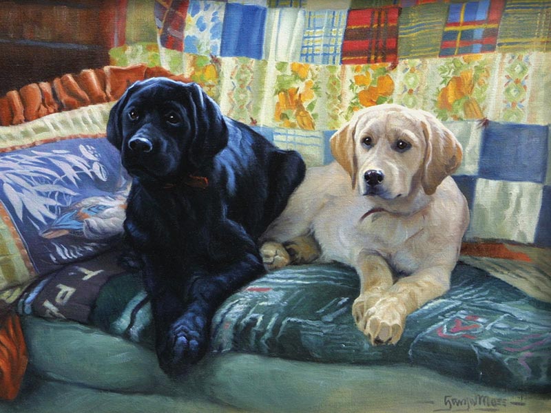 Our Couch - Scratch and Dent Dogs Jigsaw Puzzle