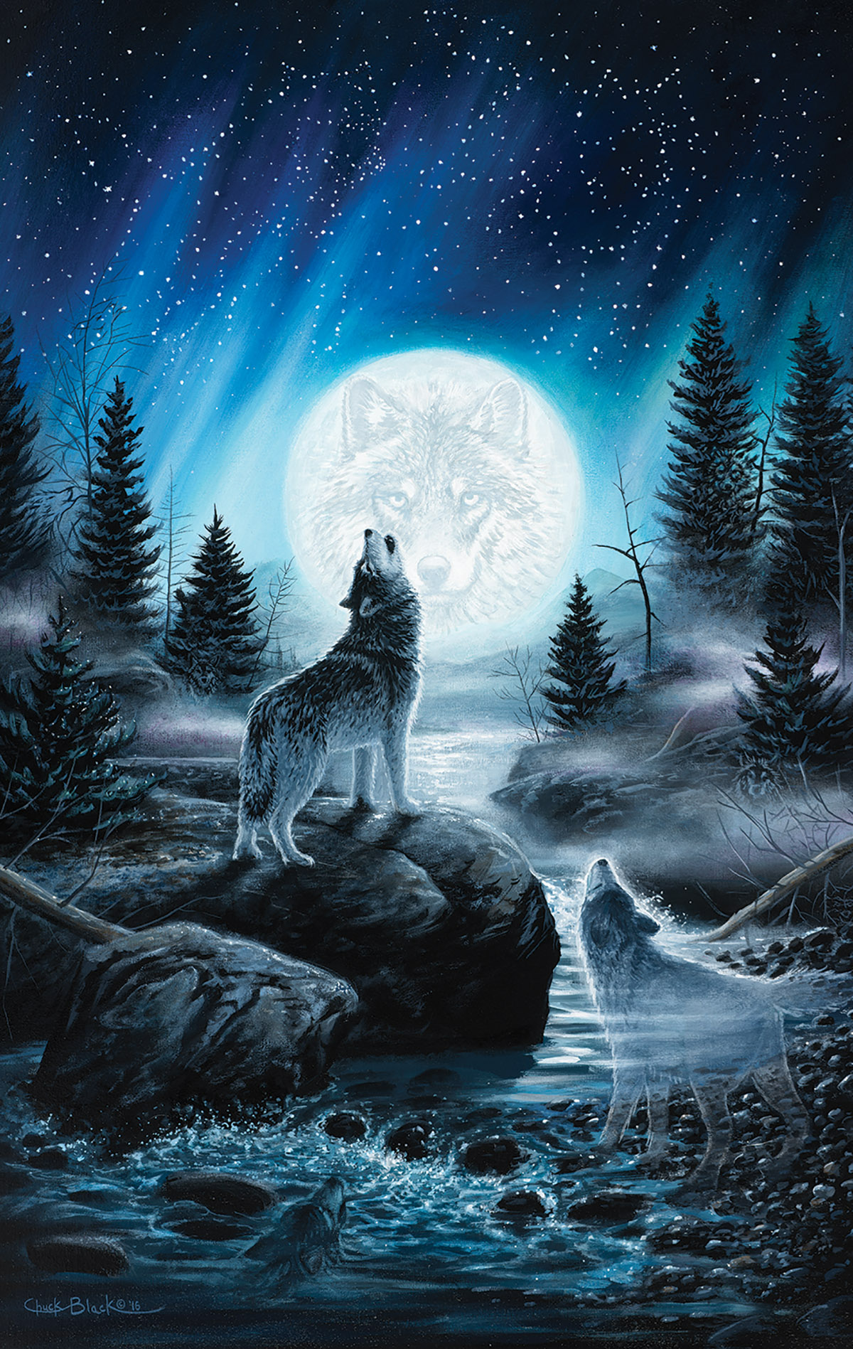 Call of the Pack - Scratch and Dent Wolf Jigsaw Puzzle