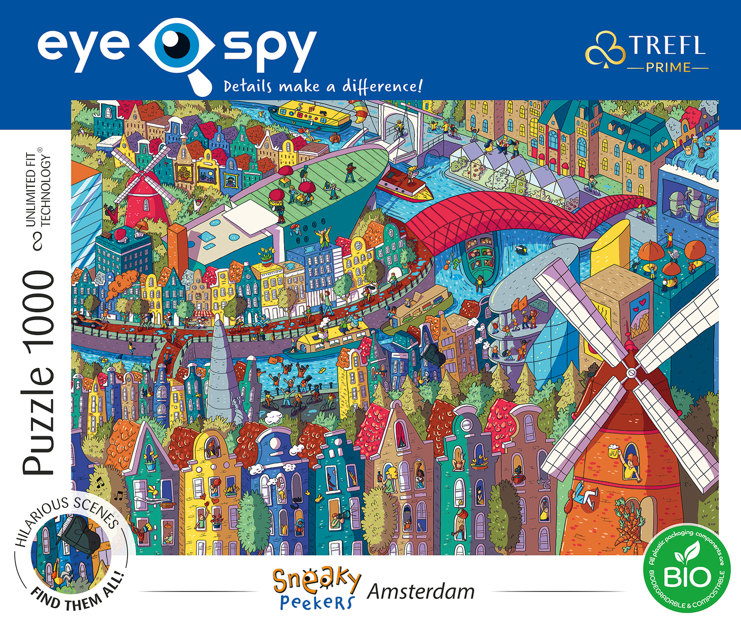 EyeSpy - Sneaky Peakers:Amsterdam, TheNetherlands Jigsaw Puzzle