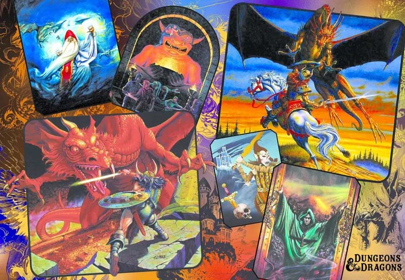 Dungeon & Dragons - The Origins of Dungeons & Dragons Fantasy Jigsaw Puzzle