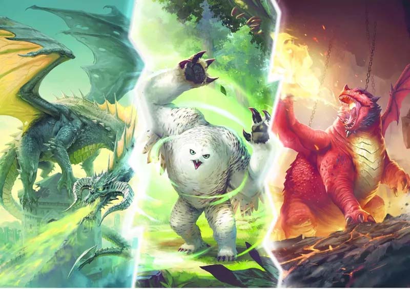Dungeon & Dragons - Legendary Monsters of Faerûn Fantasy Jigsaw Puzzle