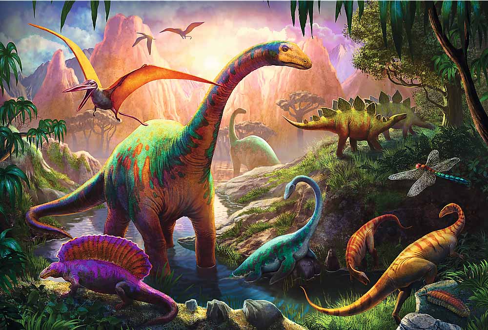 Dinosaurs' land  Dinosaurs Jigsaw Puzzle