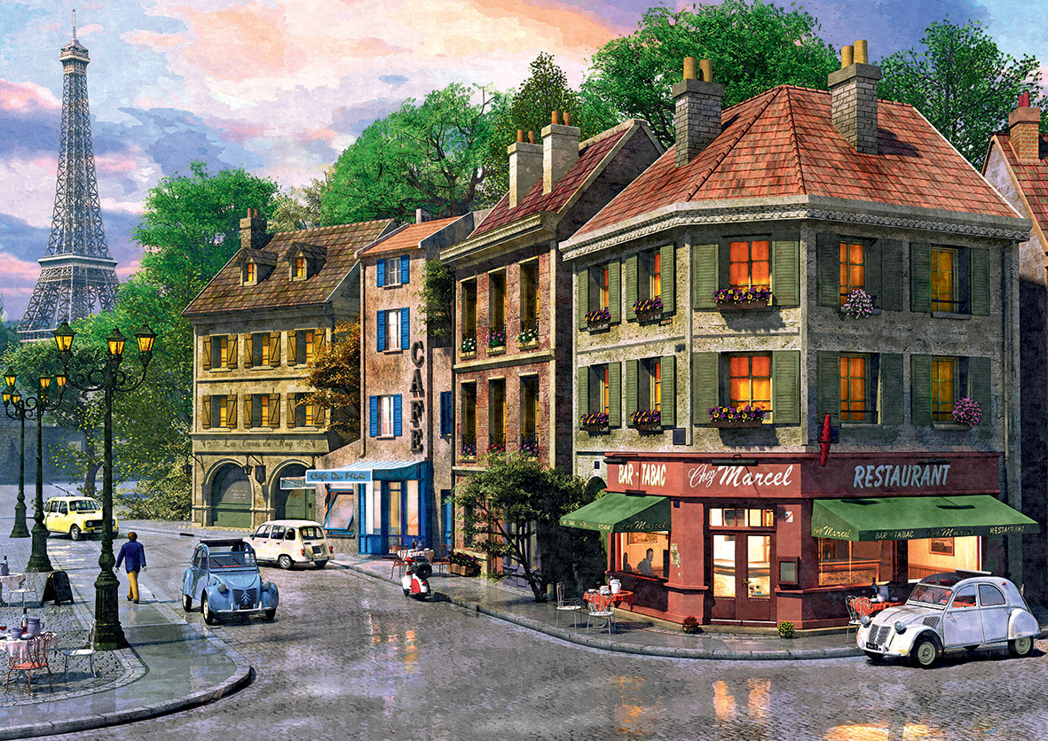 Street of Paris - Scratch and Dent Paris & France Jigsaw Puzzle By Trefl