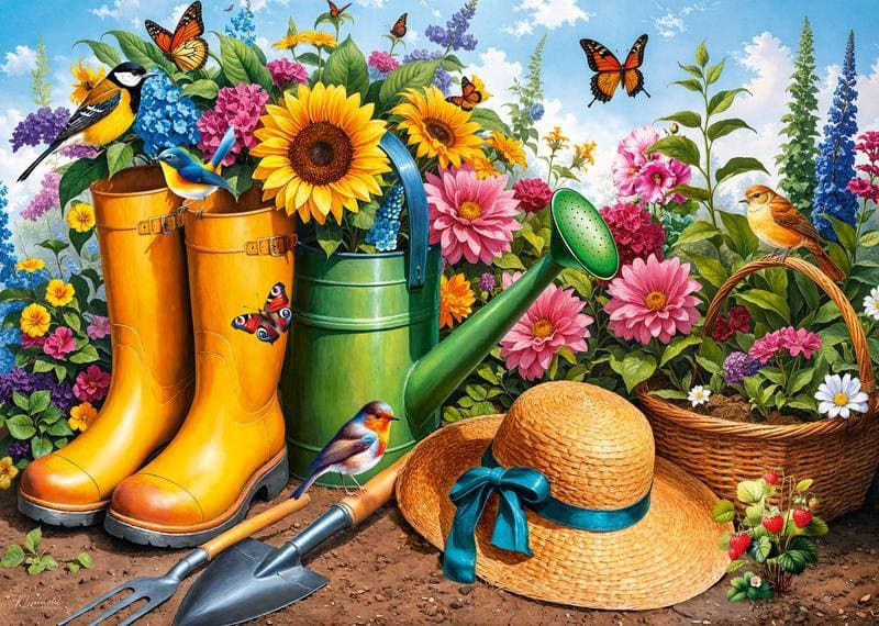 Golden Boots, Blooming Roots Flower & Garden