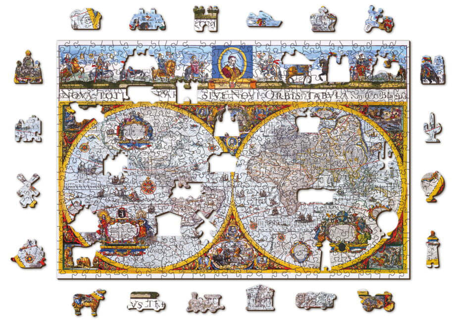 Nova Terrarum Antique Map Fine Art
