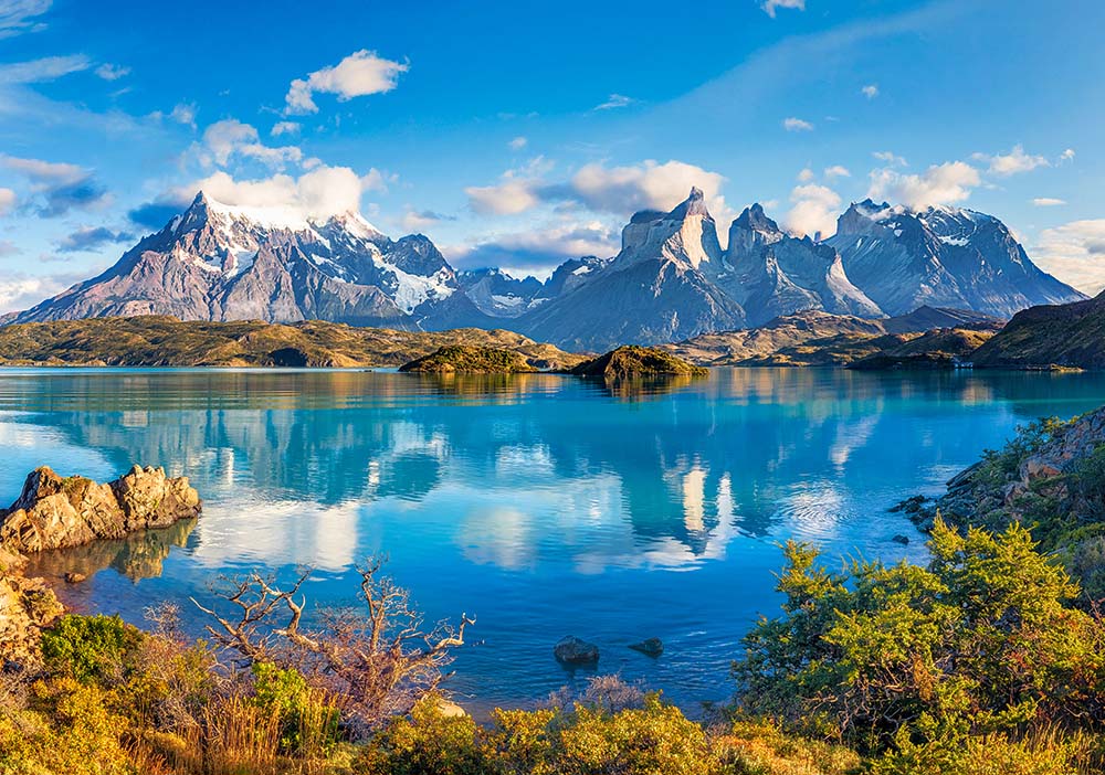 Torres Del Paine, Patagonia, Chile Mountain Jigsaw Puzzle