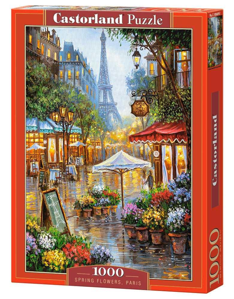 Spring Flowers, Paris, 1000 Pieces, Castorland | Puzzle Warehouse