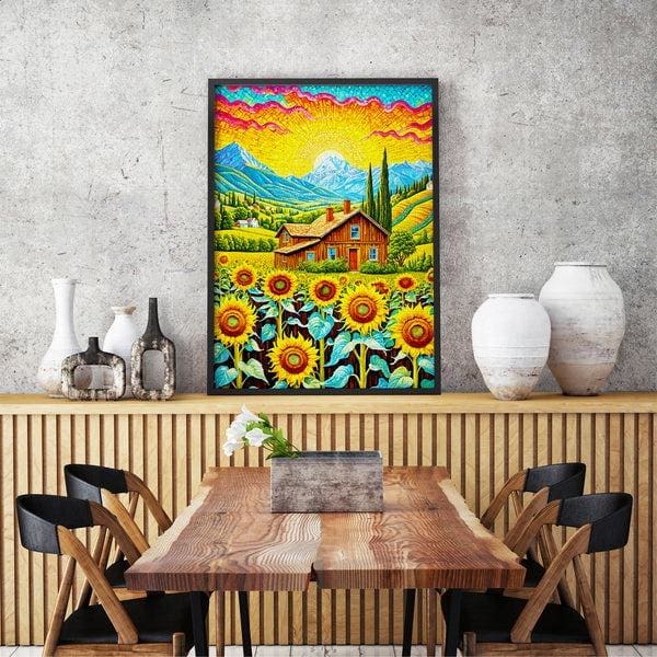 Sunflower House Countryside