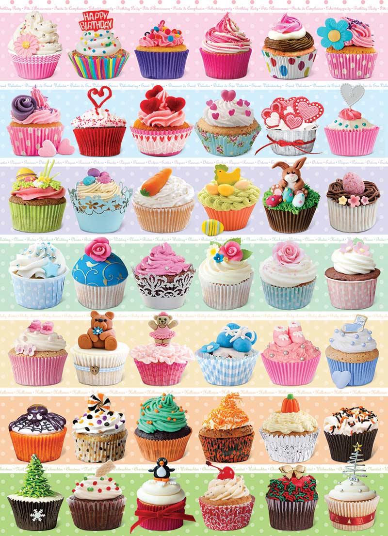 Cupcake Celebration - Scratch and Dent Food and Drink Jigsaw Puzzle