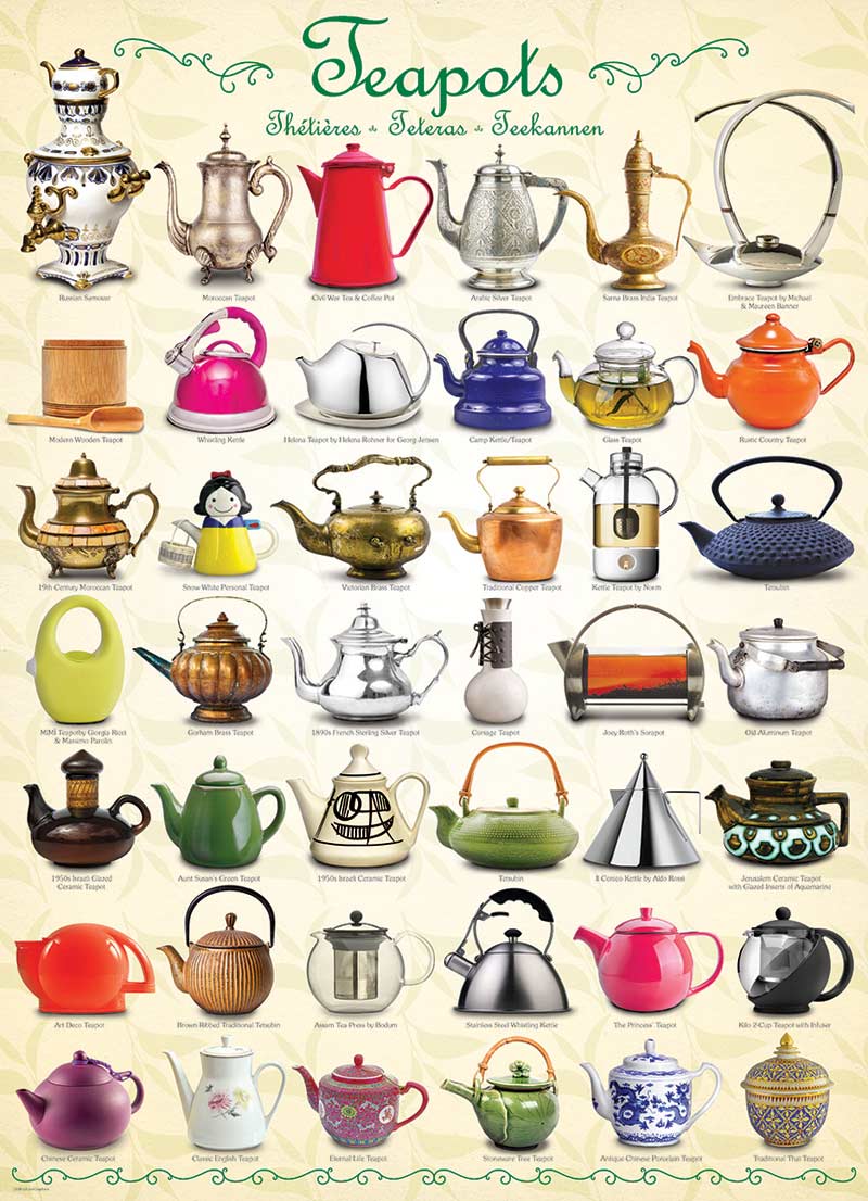 Teapots Mother's Day Jigsaw Puzzle