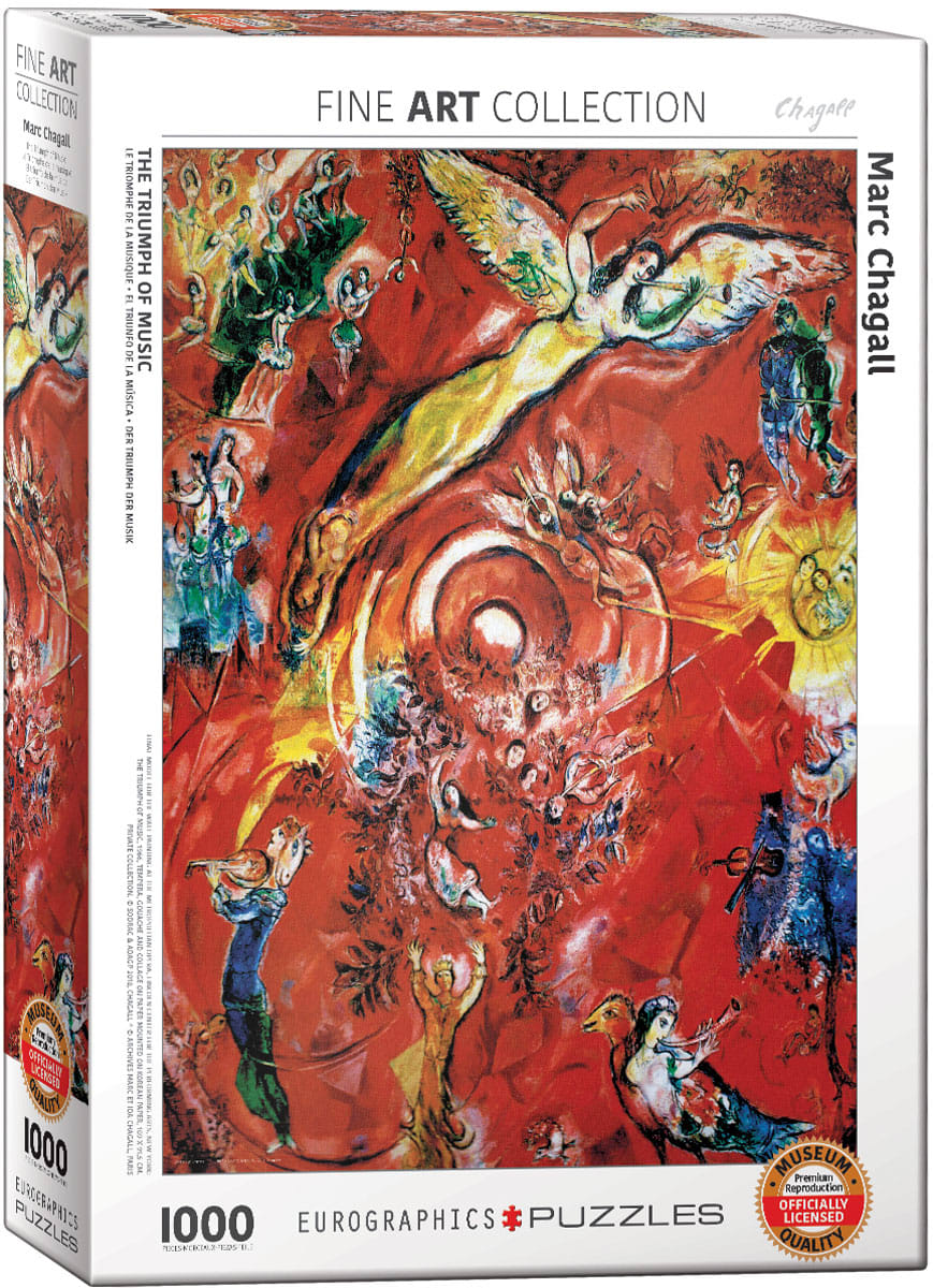 The Triumph of Music by Chagall Fine Art